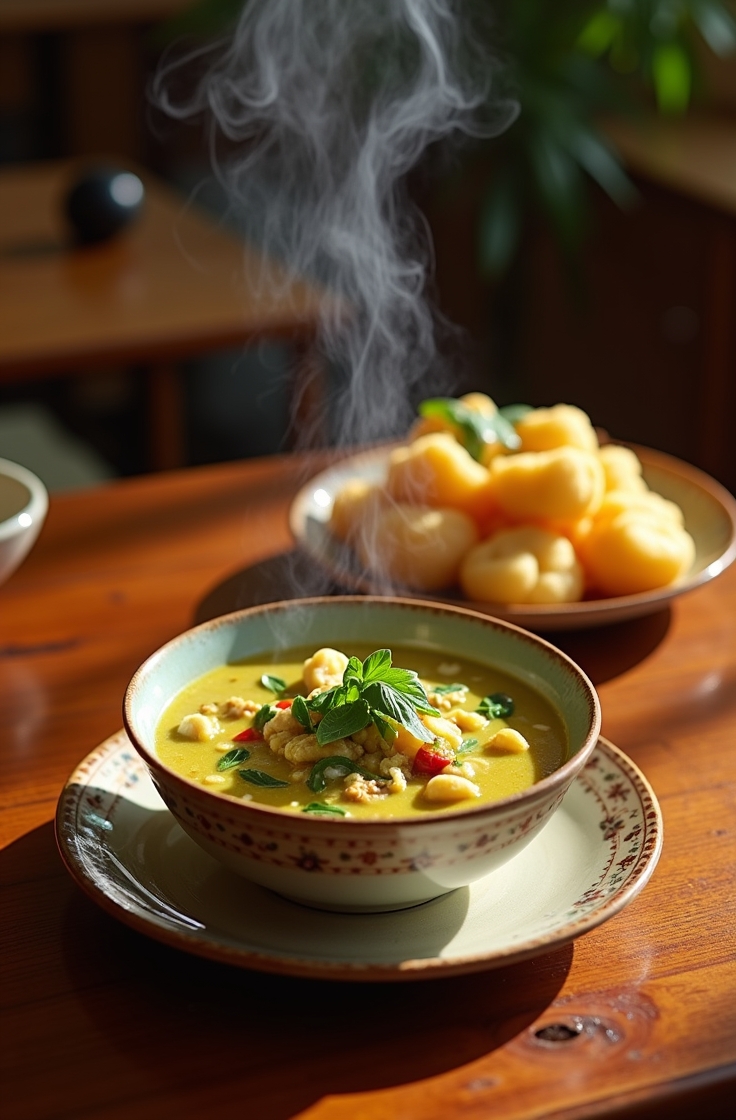 Groene Curry met Tempeh